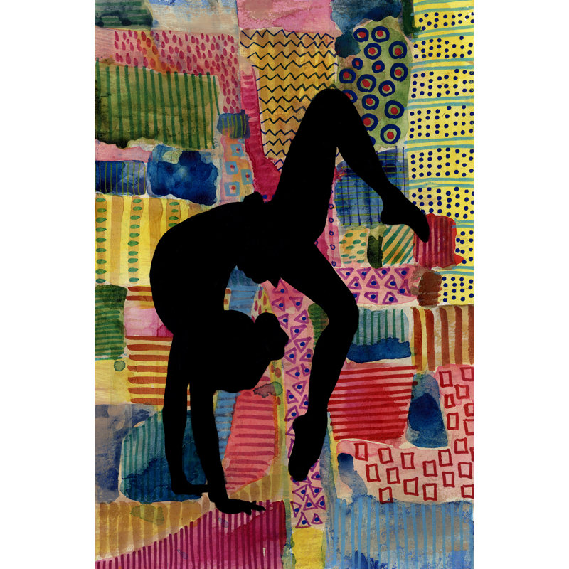 Patchwork Athlete I by Regina Moore - Painting, 122 cm H x 81 cm W, Wrapped Canvas