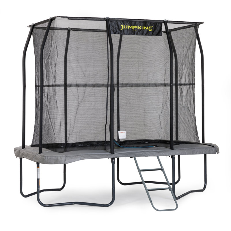 6ft x 9ft JumpKing Rectangular Combo Pro Trampoline with Safety Enclosure