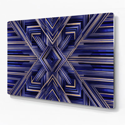 Art mural bleu op Op 82