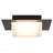 8 Inch Square Black Integrated Led Flush Mount-1651235648-1651235650