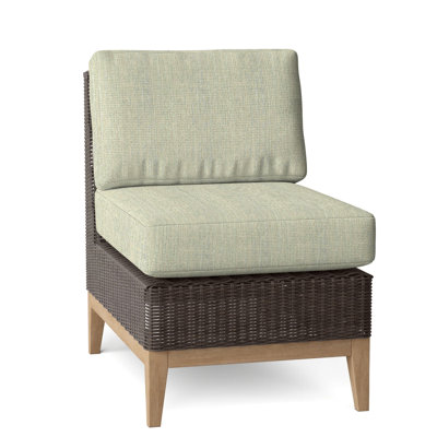 Frances Outdoor Armless Lounge Chair