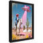 Art mural oval rétro encadré noir, impression de cadre fantaisiste Western-440199795