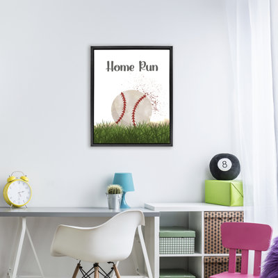 Have A Ball Home Run Floating Frame, design by Christine Simpson Art