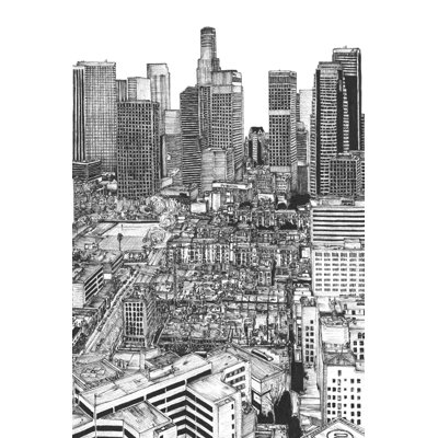 B&W US Cityscape - Los Angeles