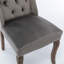 Chaise d'appoint en velours capitonné Hideaki-70579898-70579899