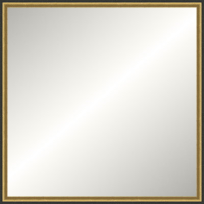 Gold  and Black Rustic Mirror