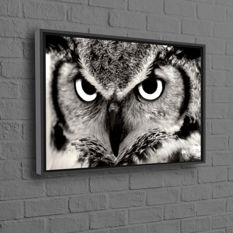 Print on Canvas, 20 cm H x 30 cm W, Framed Print without Mat, Black