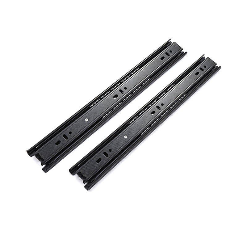 1 paire de glissières de tiroir à extension complète à fermeture automatique 16 po