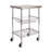 NSF-Certified Stainless Steel Kitchen Island Cart on Wheels