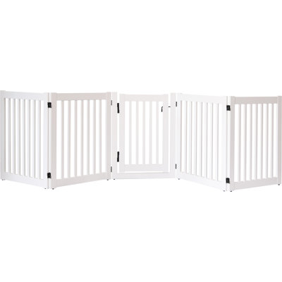 Clarissa Wood Free Standing Pet Gate