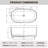 47" Freestanding Solid Surface Bathtub With Pop-Up Drainage And Overflow-122443726