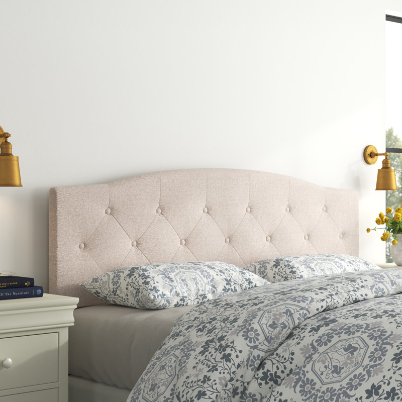 Tête de lit tapissier Hanneman, Double/grand, Lin
