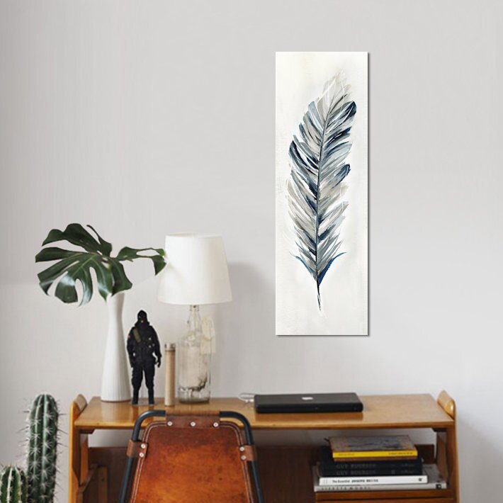 Bless international Soft Feather I On Canvas by Nan Print  Reviews  Wayfair