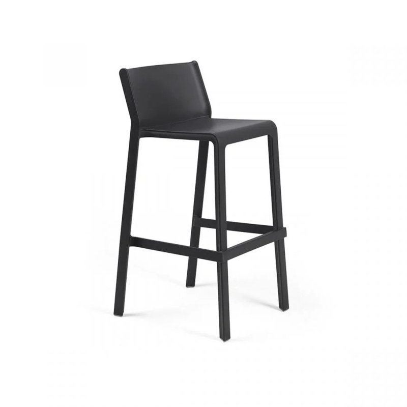 Trill Outdoor Bar Stool, Anthracite