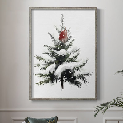 «Christmas Holiday Art», reproduction encadrée CECL - bois massif