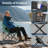 Oversized Padded Folding Camping Chair With Armrests - Heavy Duty Moon Chair For Outdoor/Indoor-449718062