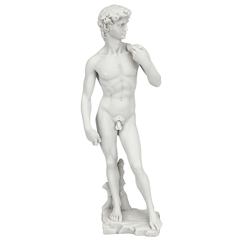 Bonded Marble David Figurine