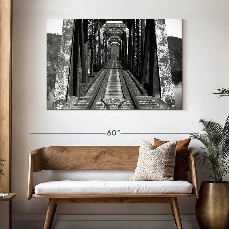 Old Bridge, 32" H x 48" W