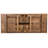 HERCULES Series Folding Farm Table and Four Bench Set-1850009321