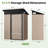 5' W X 3' D Metal Lean-To Storage Shed with DIY Adjustable Shelves & Built-In Floor-128841458