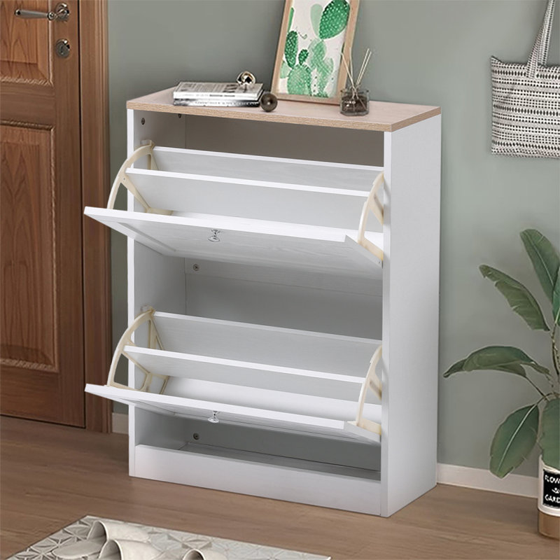 12 Pair Shoe Storage Cabinet