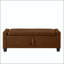 Repose-pieds avec rangement capitonné 48 po - Brun-129894681-129894688