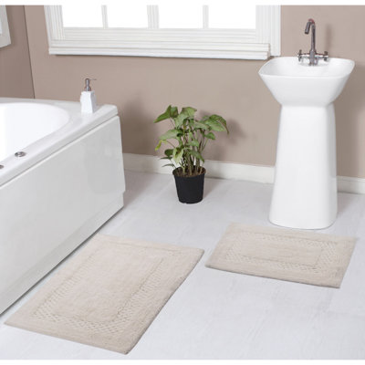 Tapis de bain 100% coton Classy Bathmat Collection (ensemble de 2)