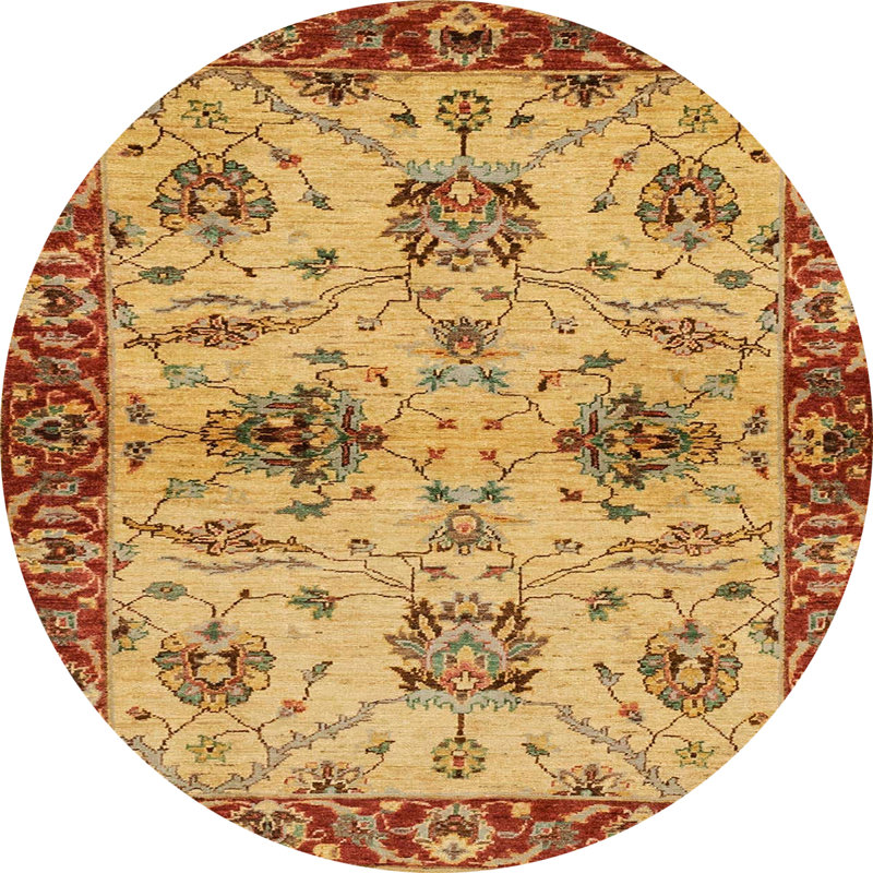 Tapis abstrait moderne 2986, Rond 6 pi