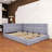 Wood Frame Full Size Upholstered Daybed-1968244373