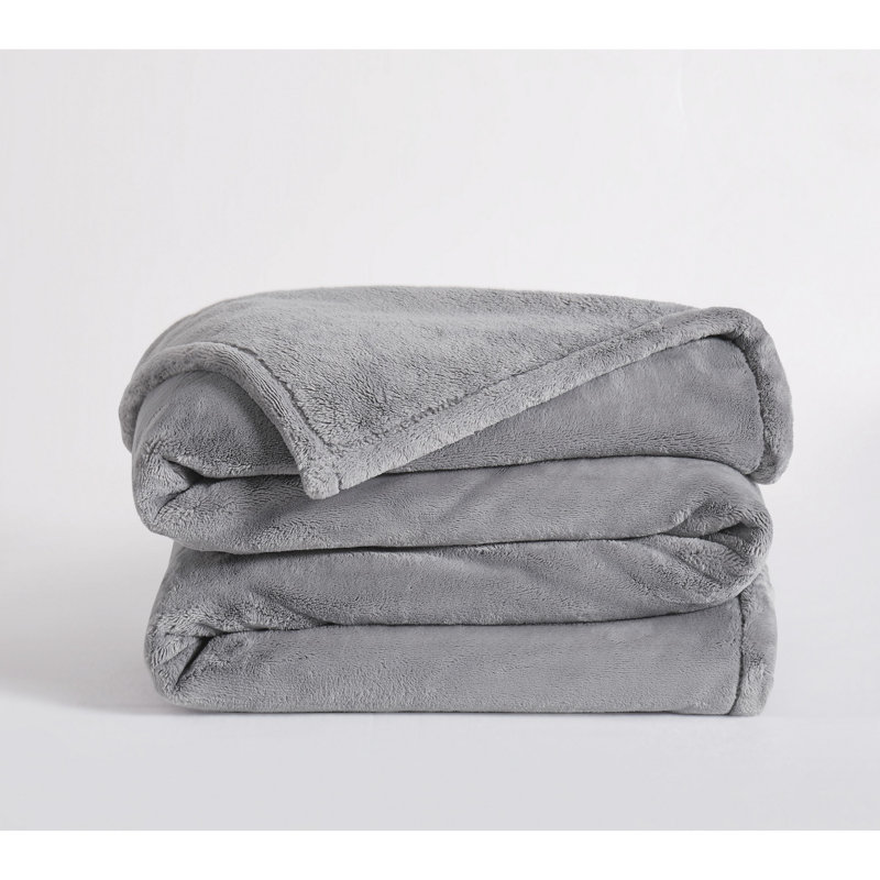 Couverture de lit Lavish, Gris, Simple TG