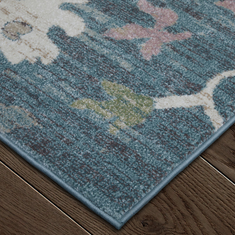 Tapis abstrait Odis, Tapis de couloir 2 pi 6 po x 7 pi 3 po