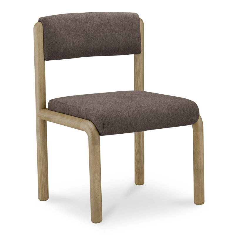 Ensemble de deux chaises de salle à manger Colina, Brun foncé