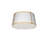 Trapezoid 3 Light Flush Mount-174393957
