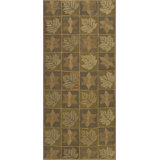 Hand Knotted Wool Area Rug in Brown