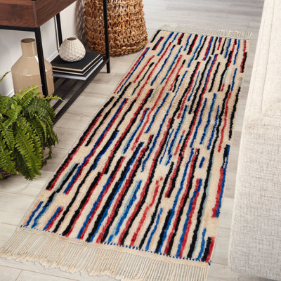 Misuraca Moroccan Wool Hand Loomed 115cm X 180cm Area Rug