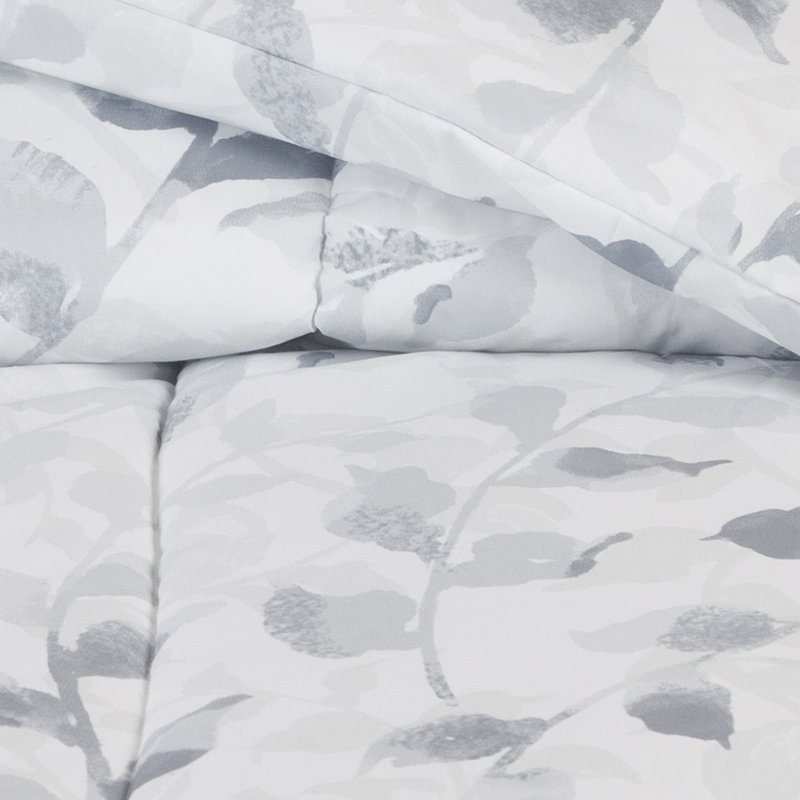 Ensemble d'édredon 3 pièces en microfibre Chanasya, Édredon pour très grand lit + 2 taies décorativ