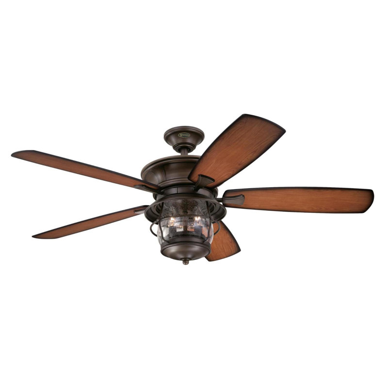 Yarrowsburg 52'' Ceiling Fan with Light Kit, LED
