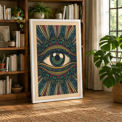 The Watchful Eye Eclectic - Wrapped Canvas