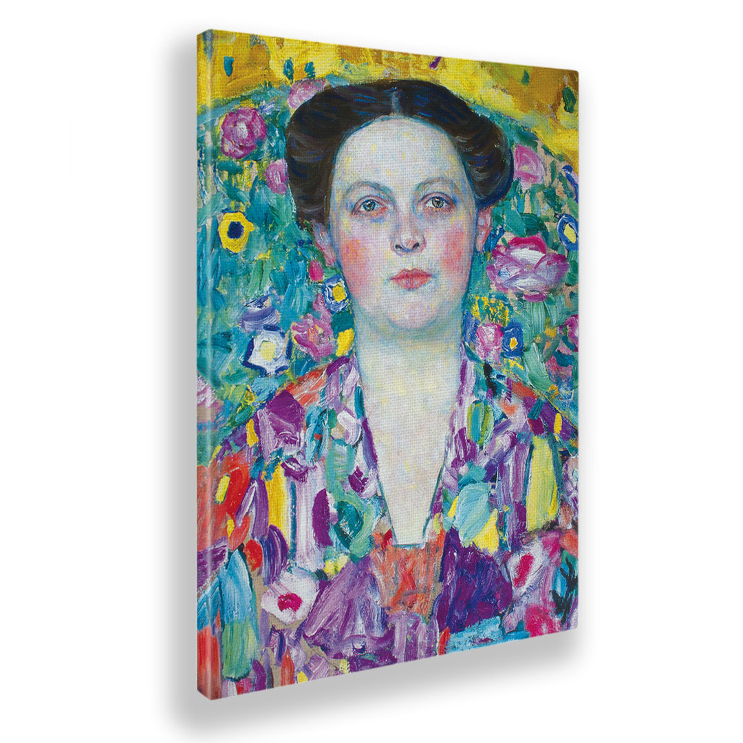 Kunstdruck Nahaufnahme von Eugenia Primavesi von Gustav Klimt