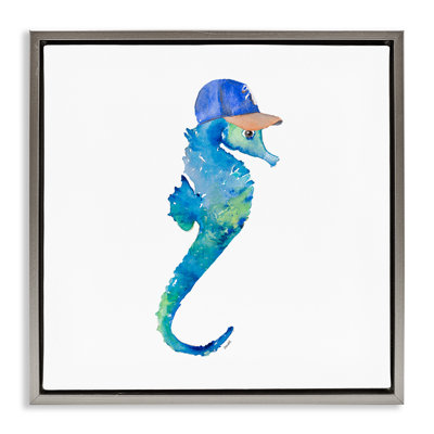 «Blue Seahorse in Hat» par Lanie Loreth