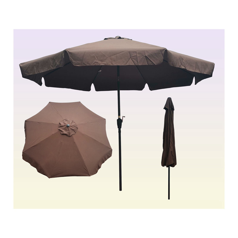 Parasol de marché 10 pi Ibanez, Chocolat