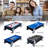 33'' 4-in-1 Mini Multi Game Table, Combination Game Table, Combo Arcade Game Set with Pool Billiards, Hockey, Foosball and Table Tennis