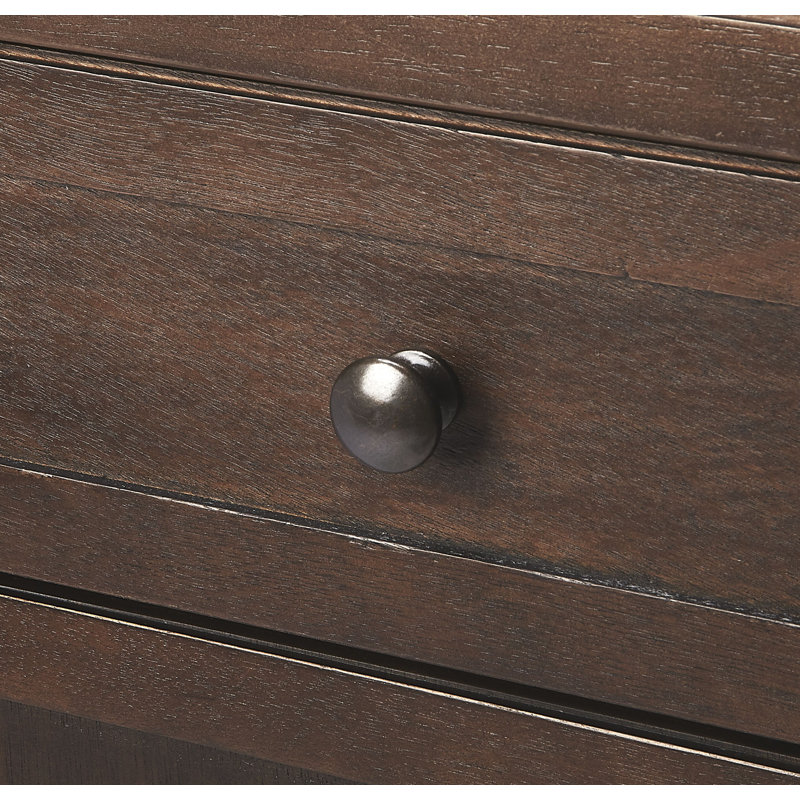 Imperial Console 2 Drawer Accent Cabinet, Brown