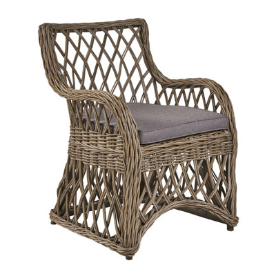 Fauteuil brun Dhaval