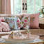 Butterfly Shaped Floral Throw Pillow