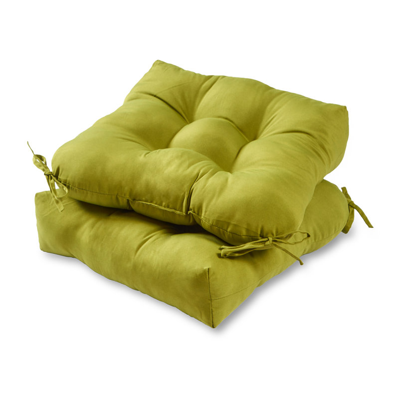 Shipton Outdoor 20'' Dining Chair Seat Cushion, Kiwi, 2