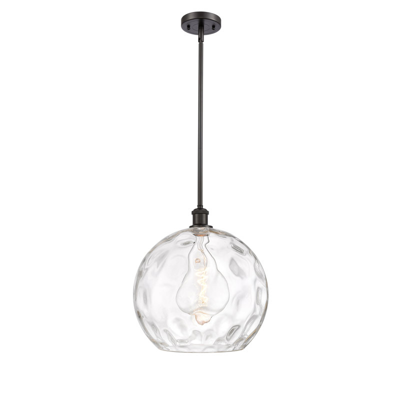 Luminaire suspendu sphère 1 lumière Cindi, Ampoule non incluse, Bronze huilé