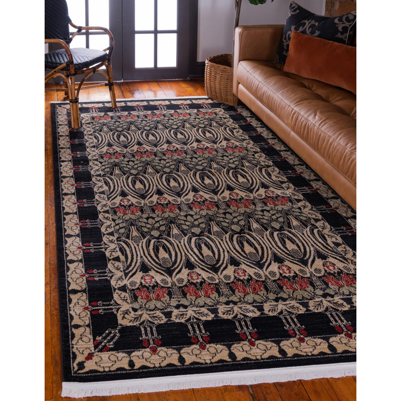 Moore Ikat Indoor Rug, Rectangle 8' x 11'