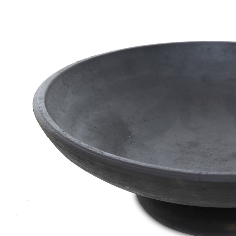 Perla Bowls, Aged Black Terracotta