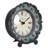 Roman Numeral Quartz Movement / Crystal Tabletop Clock in Distressed Finish